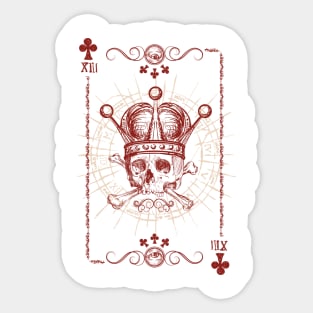 King of Clubs Sticker